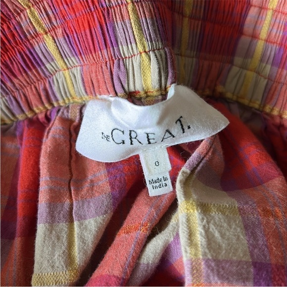 THE GREAT. the highland skirt in lake house plaid - Picture 6 of 7